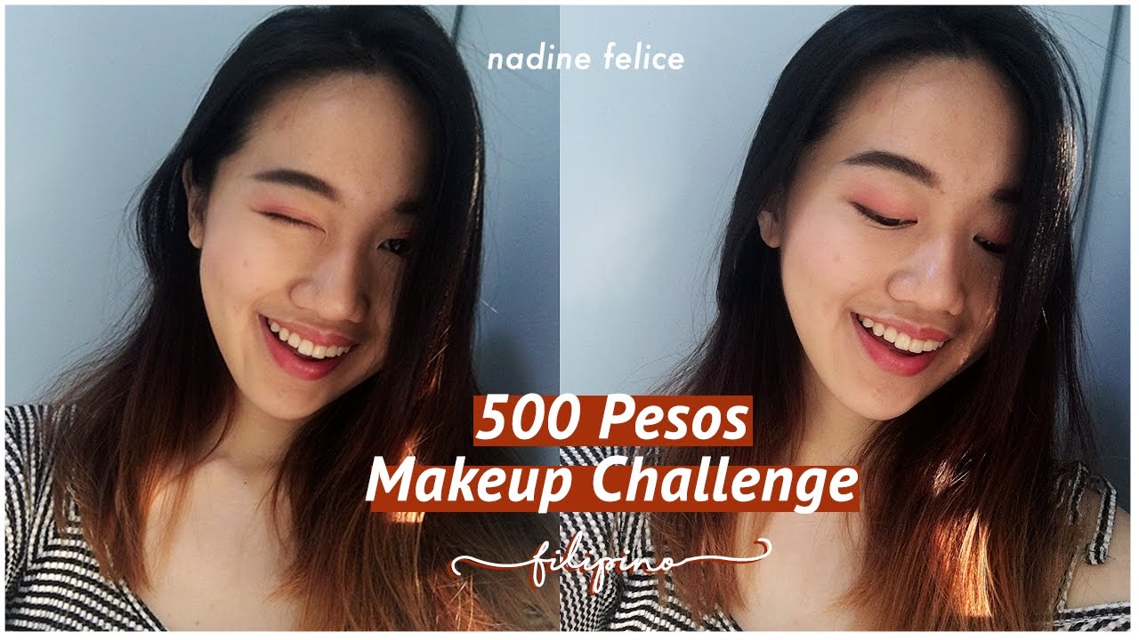500 Pesos Makeup Challenge (Tagalog)