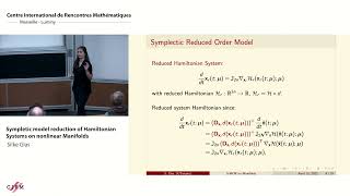 Silke Glas: Symplectic model reduction of Hamiltonian systems on nonlinear manifolds