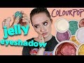 NEW COLOURPOP JELLY MUCH EYESHADOW! Try On, Swatches & First Impressions | JkissaMakeup