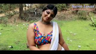 Bong Beauty || Sneha  White Saree  || Saree Photoshoot