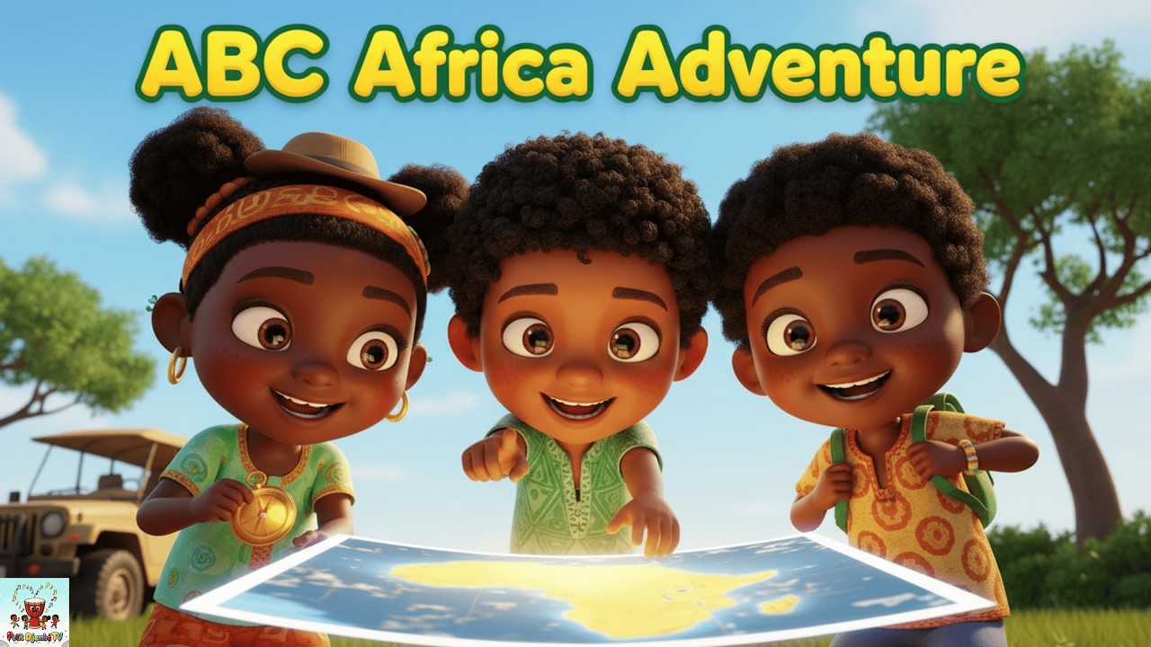 Discover Africa A to N 🌍 | African Geography Song for Kids | Petit Djembé TV