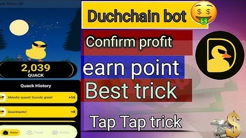 Duck chain app||Duck chain airdrop telegram bot