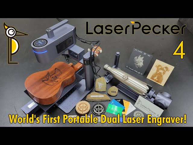 WORLD's FIRST Portable Dual Laser Engraver - LaserPecker 4 