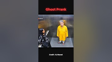 Gost Prank girl shocking 😂🤣 | Rj Naved Lift Prank | Prank Video😅 #prank​ #rjnavedliftprank