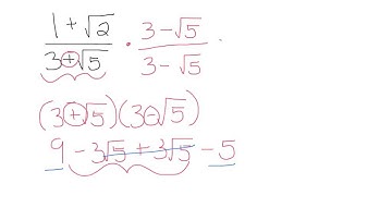 Section 7.5 Rationalize Denominator with Two Terms