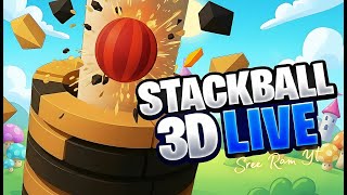 🟠 STACKBALL 3D LIVE | Smooth Drops & Good Vibes 😎
