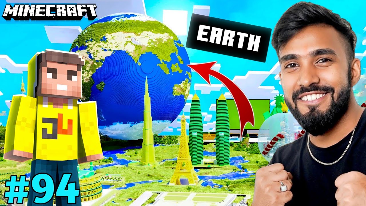 I BUILD AN EARTH  MINECRAFT GAMEPLAY  94  TECHNO GAMERZ