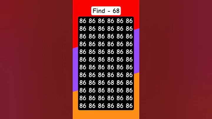 Find The Number - 01| Find Odd Number|Eye Test|#shorts #vairalvideo #trending #jillur #find #numbers