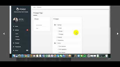 Free Download Pongo   Laravel Admin Template + User Management + CRUD