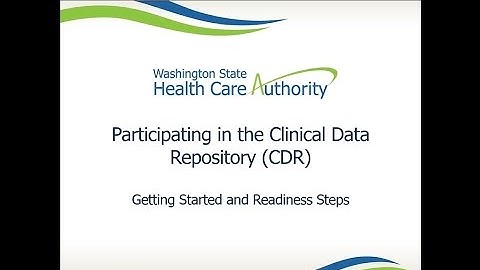 Getting Started: Participating in the Clinical Data Repository