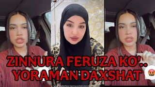 : FERUZA NORMATOVA KO'TINGNI YORAMAN DAXSHAT ZINNURA YORILDI OXIRI