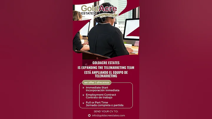 GoldAcre Estates are Hiring - Telemarketers Needed!