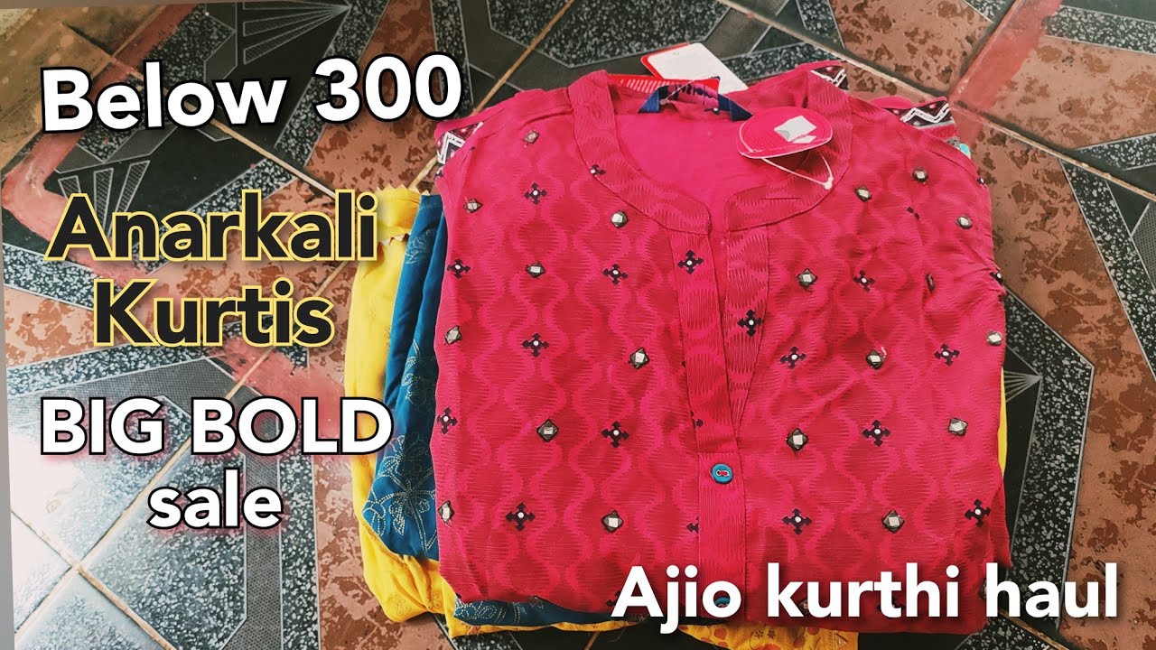 Ajio Pink Cotton Kurti Designs Under 500 - Ajio Haul - Ajio Pink Cotton  Kurti Collection Below 500 - YouTube