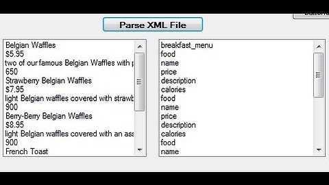 Visual C++ Tutorial 41 -Windows Forms Application:How to read/parse the XML data from a file