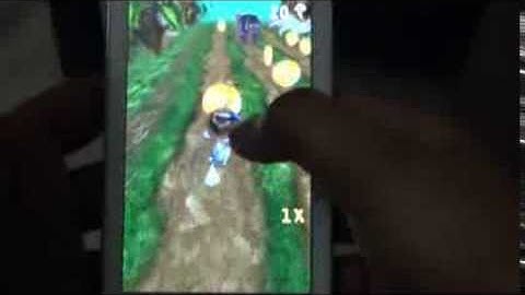 play android temple bunny run game in the micromax canvas 2 2014 HD