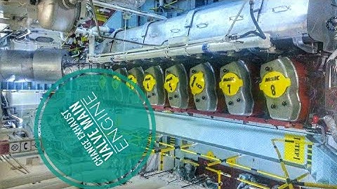 Change Exhaust Valve | Main engine | MAK 8M