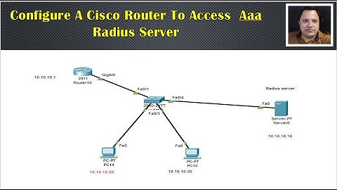 How to configure AAA protocol in router