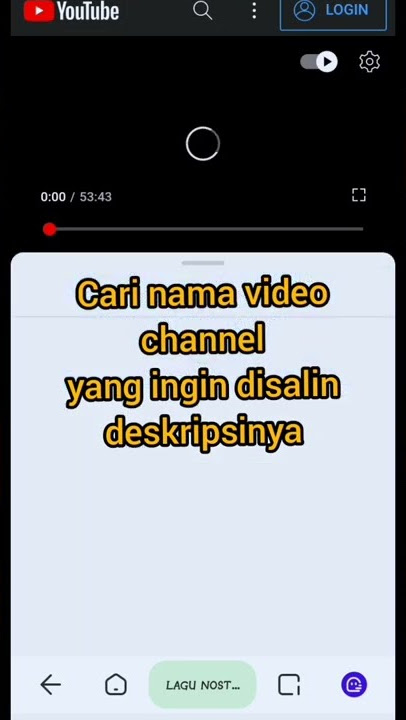 Cara menyalin teks di deskripsi youtube