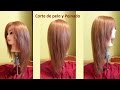 Corte de pelo en capas V largo | Corte en Cascada Capas | Cómo cortar el pelo V en capas