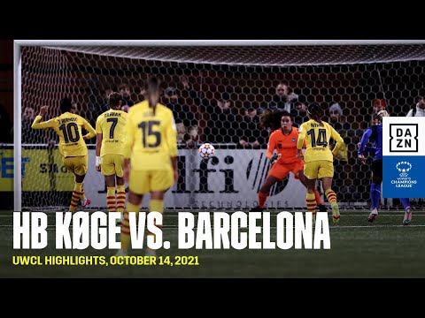  HB Køge vs. Barcelona -- UEFA Women’s Champions League 2021-22
