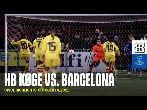 HIGHLIGHTS | HB Køge vs. Barcelona -- UEFA Women’s Champions League 2021-22