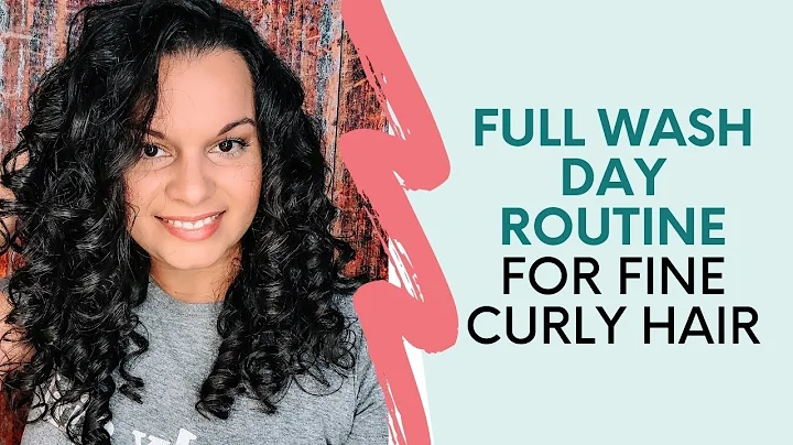 Curly Hair Routine For 2C 3A Fine Curly Hair - Curly Girl Method Routine - Fine Curly Hair Routine