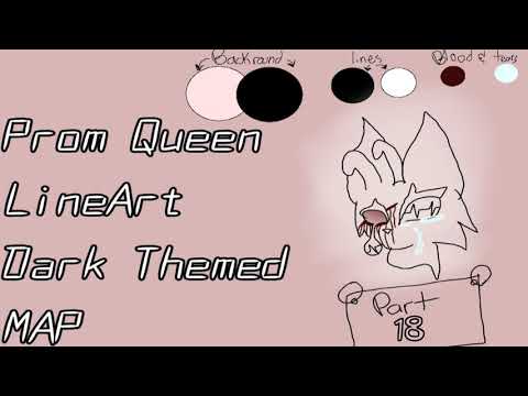 《Prom Queen》 Dark Themed Lineart Map Call