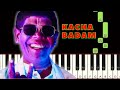 Kacha badam song   piano tutorial  piano notes  piano online pianotimepass kachabadam