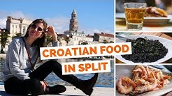 Trying Croatian Food in Split, Croatia