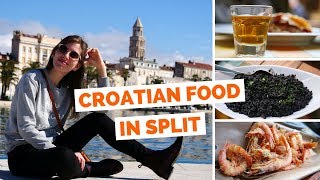 Trying Croatian Food in Split, Croatia