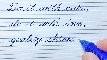 Cursive Writing Quote 76 | Cursive Handwriting Practice | Cursive Letters | How to write in cursive