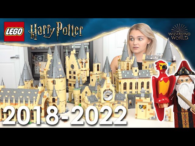 Combining The LEGO Harry Potter Hogwarts Castles (Every 2018-2022 Set) 