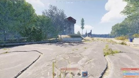 Rust Console chinook crate with a revvy and nail gun