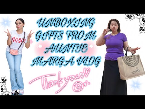 UNBOXING GIFTS FROM JAPAN 🇯🇵🎁 | Pasalubong from @auntiemargavlog 💙💙💙