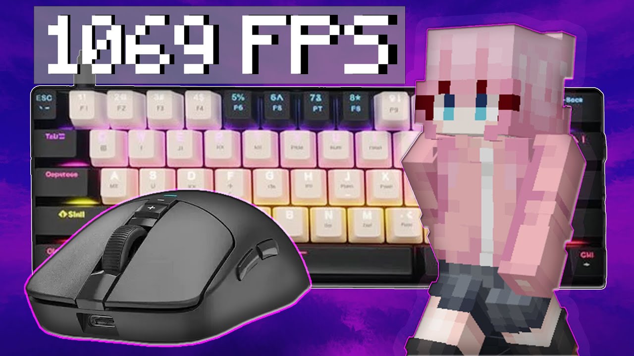 15 Minutes ASMR Keyboard & Mouse Sounds (Handcam) | Hypixel Bedwars