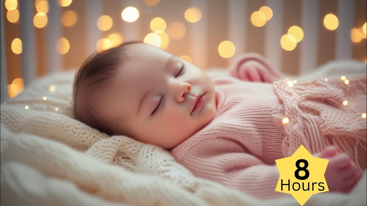 8 Hours Baby Sleep Music | Calm Lullaby for Deep Night Sleep | Instantly sleep within 3 Minutes 
