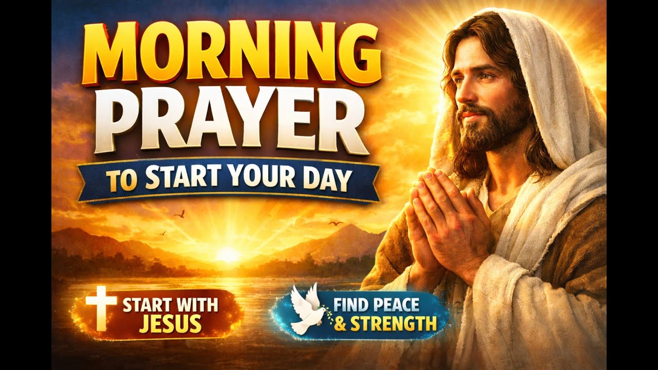 Morning Prayer to Start Your Day with Jesus | Powerful Prayer for Peace, Strength & Blessings
