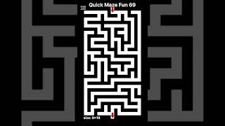 10 seconds to escape! Quick Maze 69 #shorts #maze