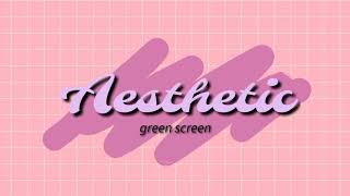 animated green screen subscribe button ( aesthetic )
