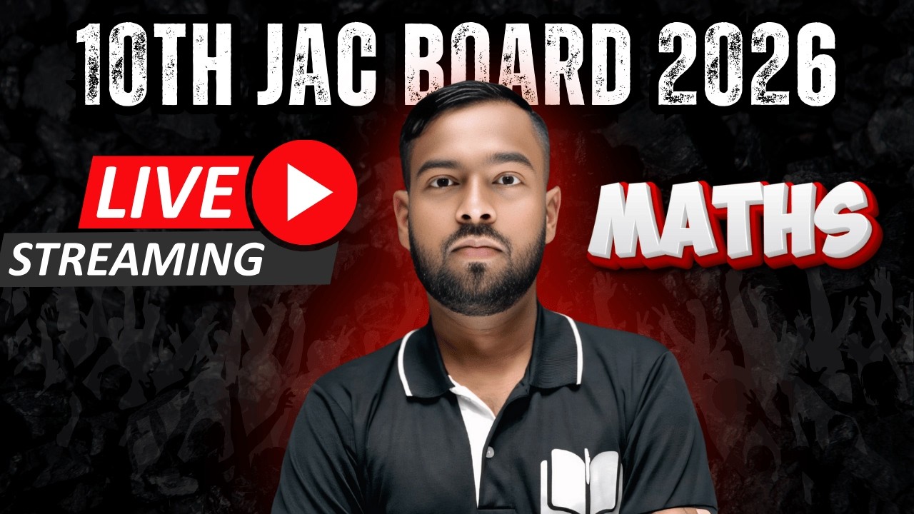 JAC BOARD Class 10th | Maths  का डर ख़त्म🔥| | Hindi & English Medium | By Manish sir
