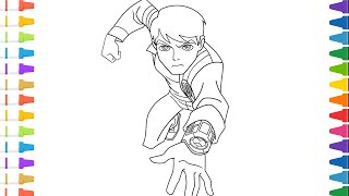 Ben 10 Coloring page | Color Ben Ten | The Coloring Pages screenshot 3