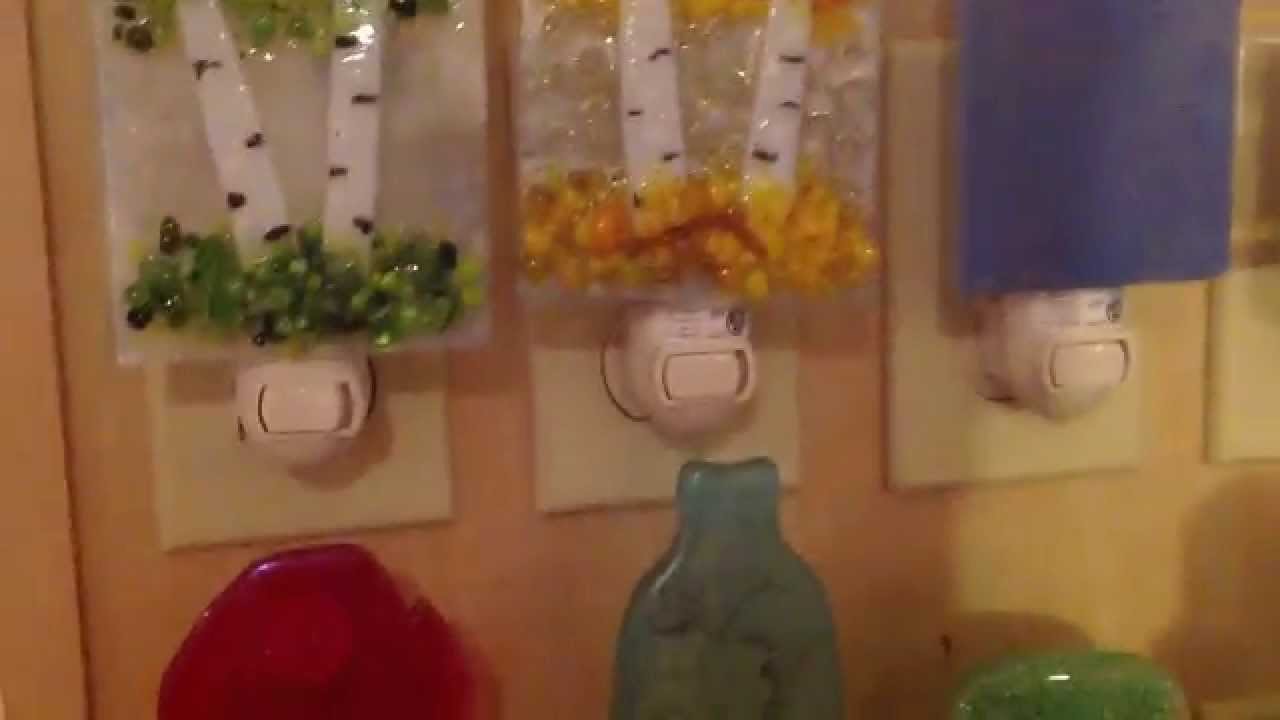 Wall Vase Fused Glass You Wiring Diagram For Light Switch Fused Glass Night Lights You Rh Com Flowers Wall Pocket Vase