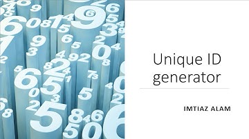Unique ID Generator