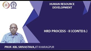 Lecture 19 : HRD Process - II (Contd.)