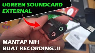 Soundcard Kecil Minim Noise - Ugreen Adapter External Soundcard