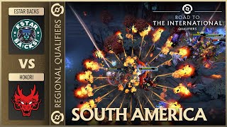 ROAD TO TI! HOKORI vs ESTAR BACKS - HIGHLIGHTS - The International 2026 CQ: SA | DOTA2