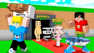 Eu roubei TODOS os Brainrots dos meus amigos no Minecraft