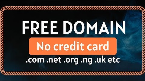 How to get FREE DOMAIN NAME in 2025 (100% FREE)