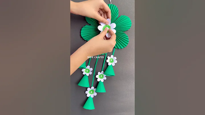 Amazing Paper Wall Hanging #shorts #youtubeshorts #viralshort #wallhanging #homedecor #papercraft