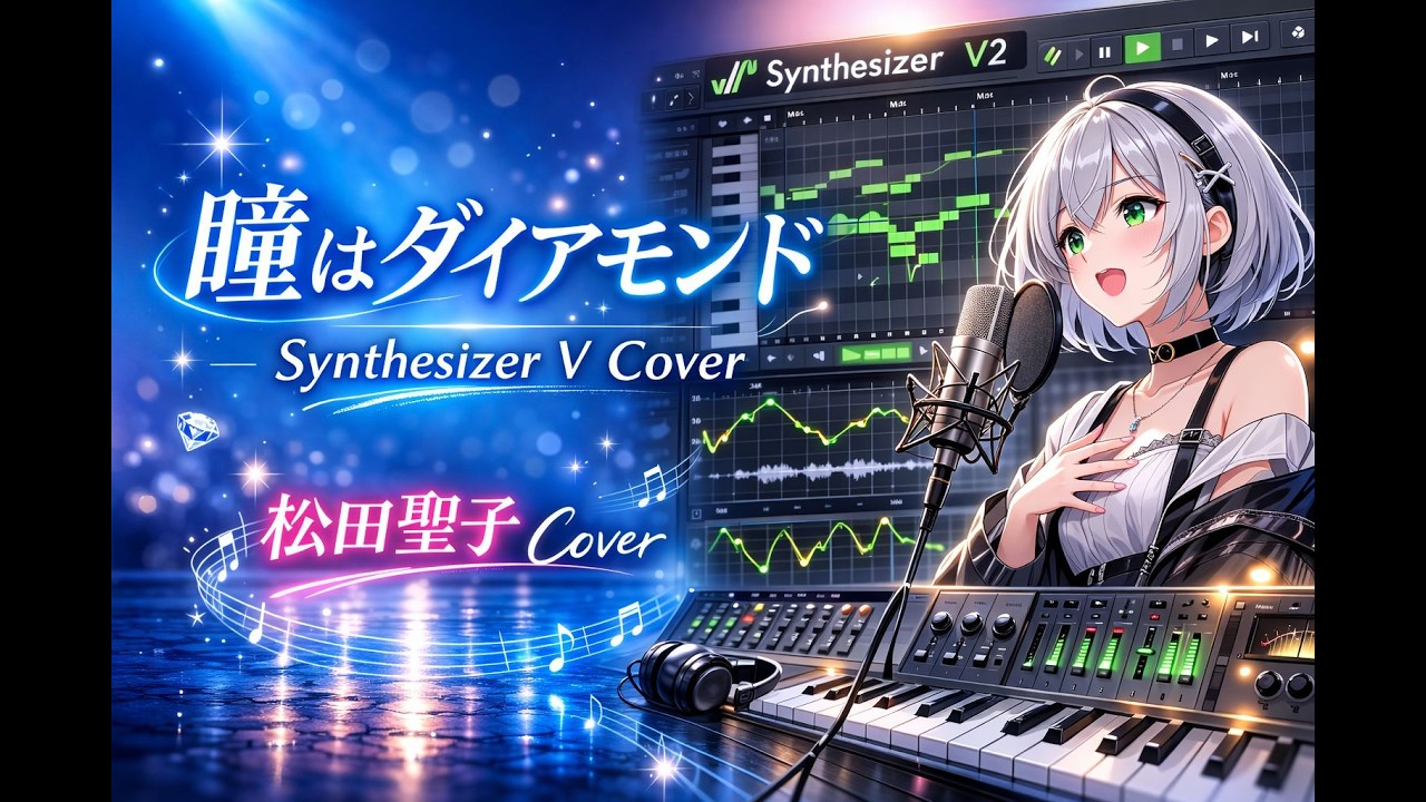 瞳はダイアモンド / 松田聖子【Synthesizer V2 Sheena Cover】